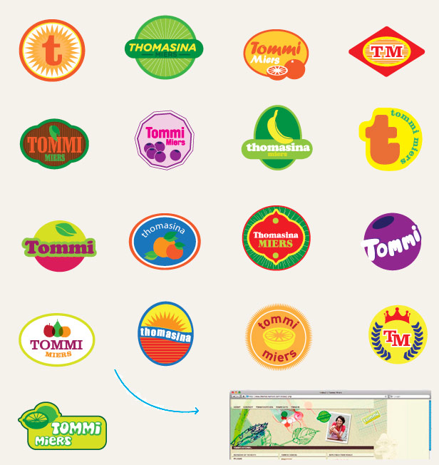 Thomasina Miers Fruity branding