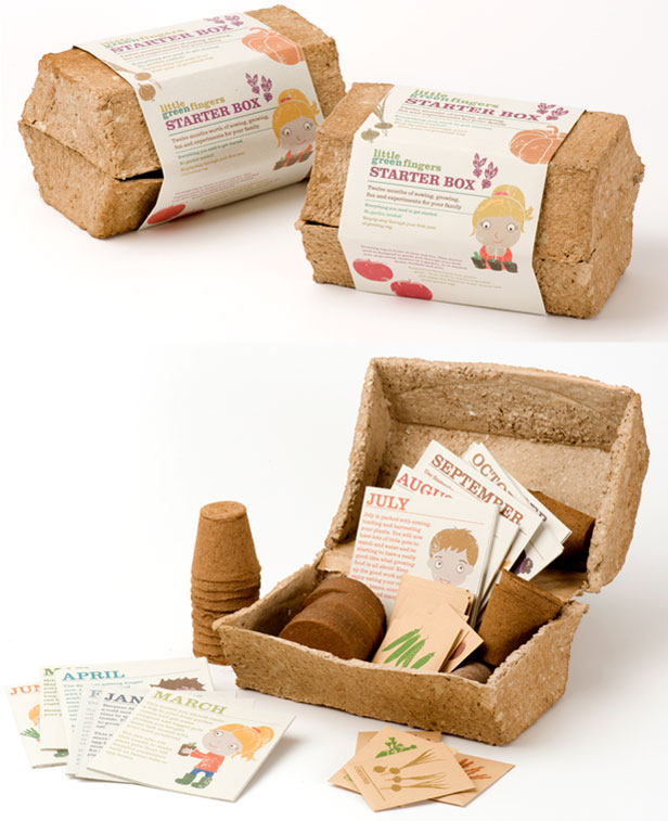 The little green fingers organic gardening starter pack