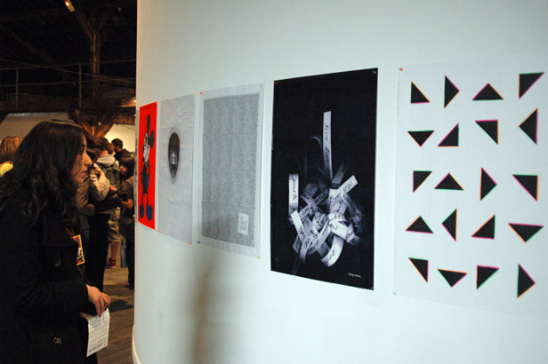 Posters on the theme of Being 20 at the poster festival, Chaumont