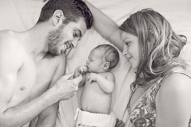 Love at first sight - newborn shoot