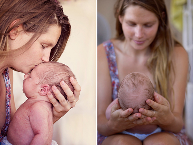Love at first sight - newborn shoot