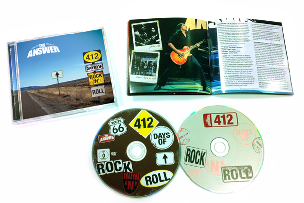 The Answer DVD cover and booklet design